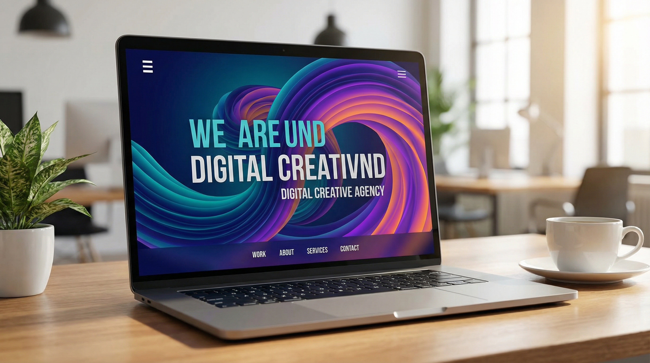 ภาพตัวอย่างเทมเพลตเว็บไซต์ ดิ เอเจนซี่ แบบเต็มจอ